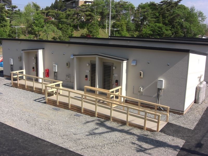 東日本大震災時に建設した応急仮設住宅