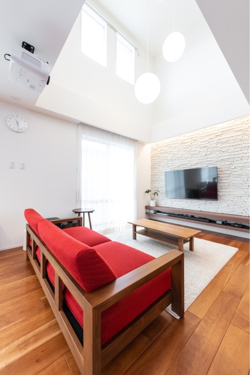 光と広がりを楽しむアキュラホームならではの空間