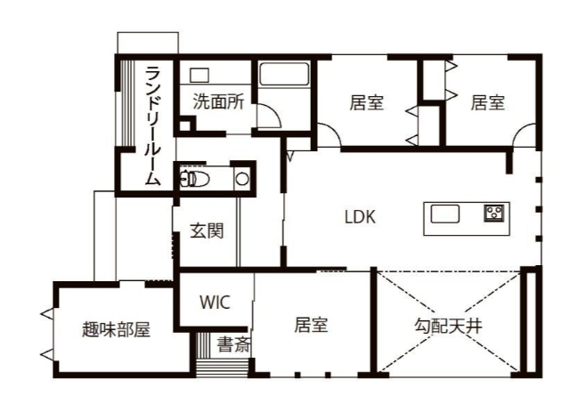 【30坪台】子育てファミリー向けの間取り図