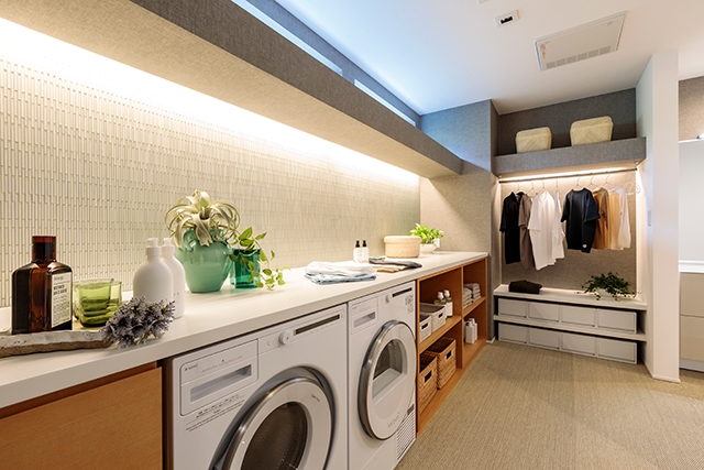ランドリールーム実例
