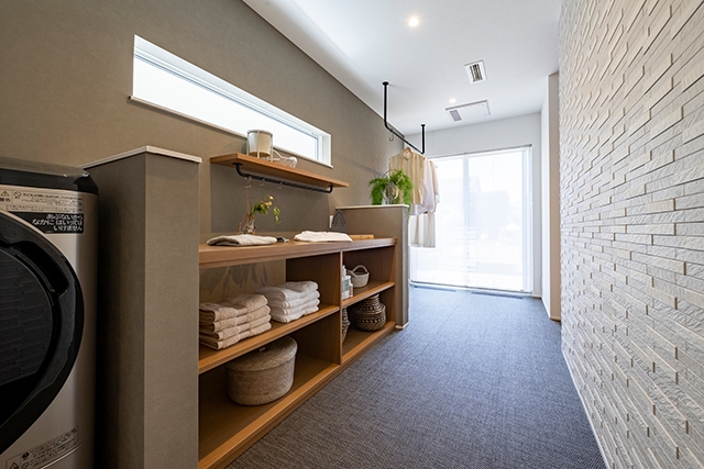 ランドリールーム実例