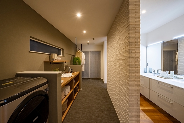 ランドリールーム実例