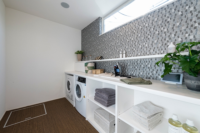 ランドリールーム実例