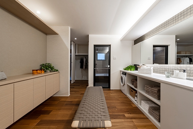 ランドリールーム実例