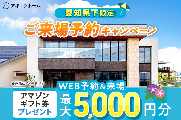 来場予約キャンペーン　アマゾンギフト券プレゼント