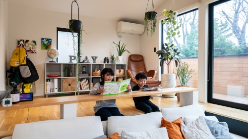 30帖のLDKで過ごすリラックスタイム