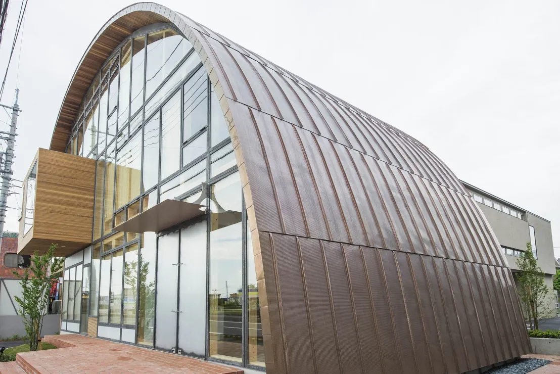 アーチ型モジュラーハウス 建築申請不用