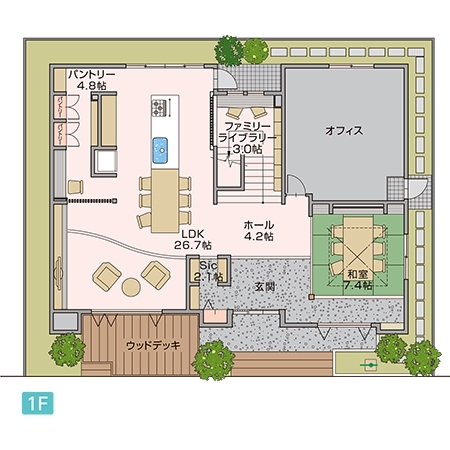 アキュラホーム海老名展示場 間取り