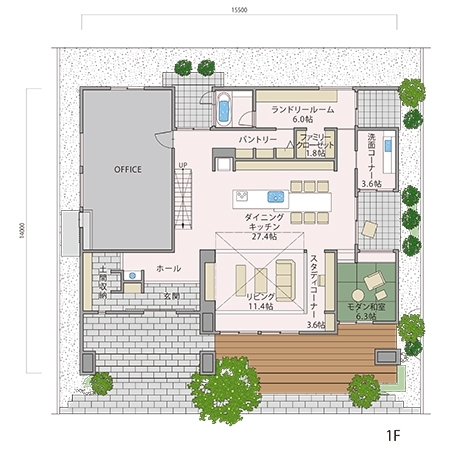 アキュラホーム藤枝展示場 間取り