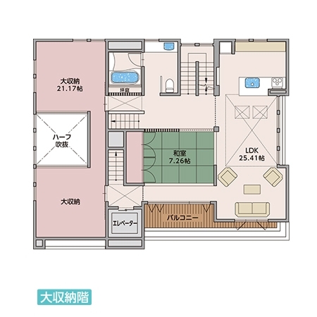 アキュラホーム平沼展示場 間取り