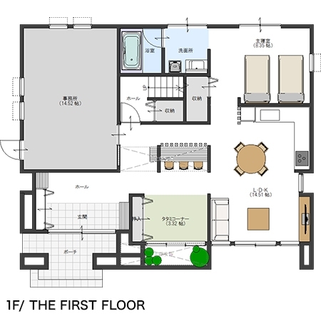 アキュラホーム池袋千川展示場　間取り