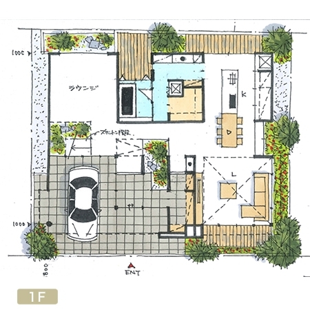 アキュラホーム小金井展示場 間取り