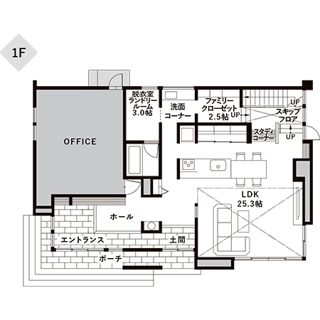 アキュラホーム三郷展示場 間取り