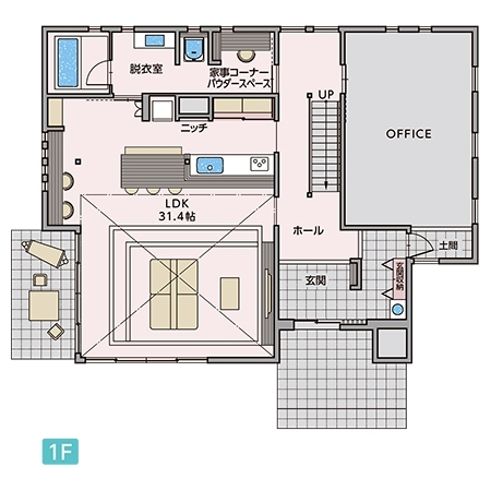 アキュラホームモラージュ菖蒲展示場 間取り