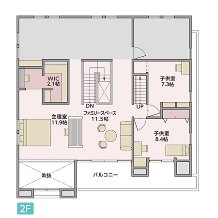 アキュラホーム武蔵野展示 間取り