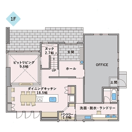 アキュラホーム流山おおたかの森展示場 間取り