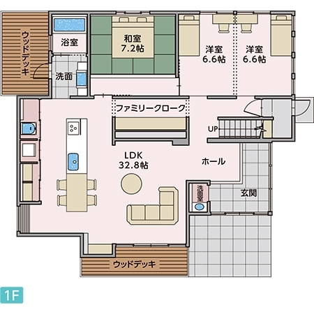 アキュラホーム鶴ヶ島展示場 間取り