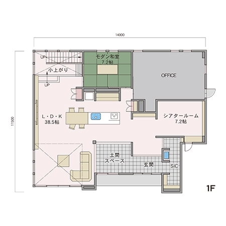 アキュラホームよしおかパーク展示場 間取り